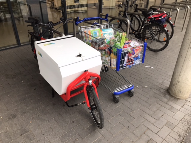 Lastenrad für Wocheneinkauf