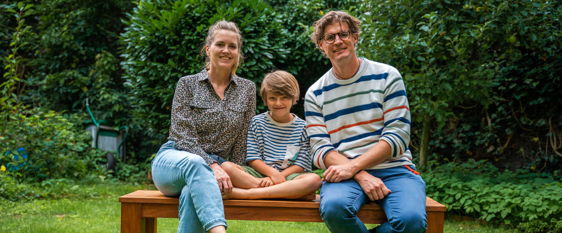 Anne-Kathrin Scherff, Sohn Lasse und ihr Partner Sven Schumacher